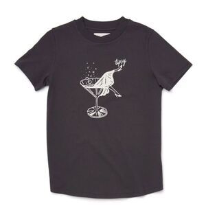 Quirky 100% Cotton Tipsy Retro Tee Size Medium